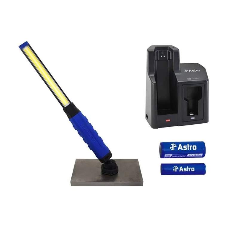 Astro Pneumatic 80SL 800 Lumen Rechargeable Slim Light with Quick-Swap System