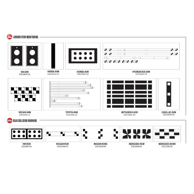 Autel ADASAVM1 Standard Frame Around View Monitoring Camera Calibration Package