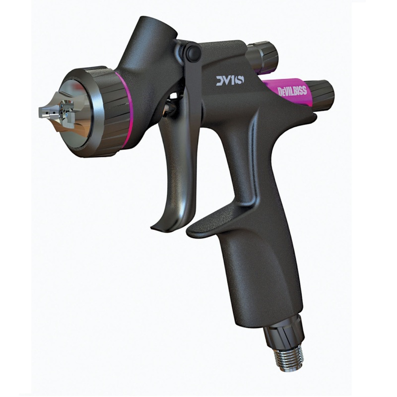 Devilbiss 704533 DV1S HVLP Detail Spot Repair Gravity Spray Gun Kit