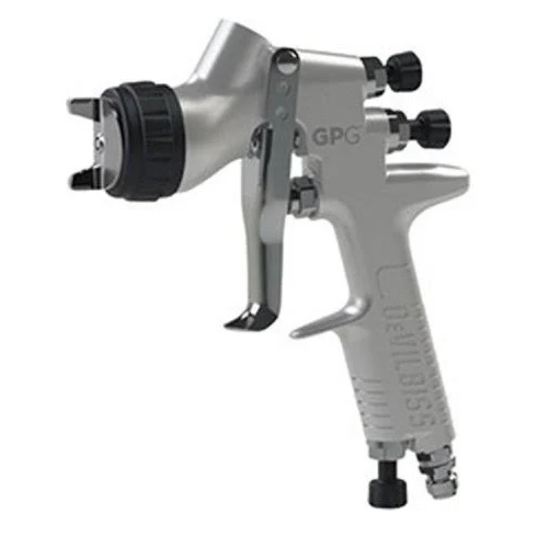 Devilbiss 905027 Tekna GPG Gravity HVLP PR Cap HE Spray Gun Kit with 900ML Cup