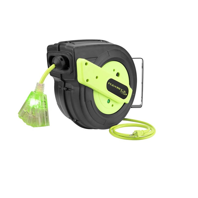 Flexzilla FZ8120603 60' 12/3 Flexzilla Pro Retractable Extension Cord