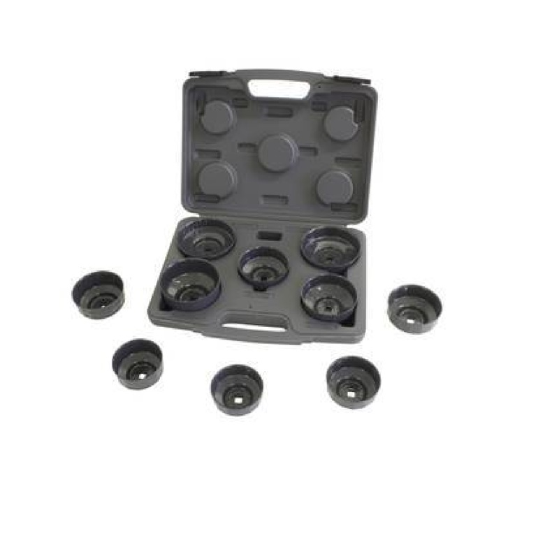Lisle 61450 10-Piece Oil Filter Cap Wrench Set