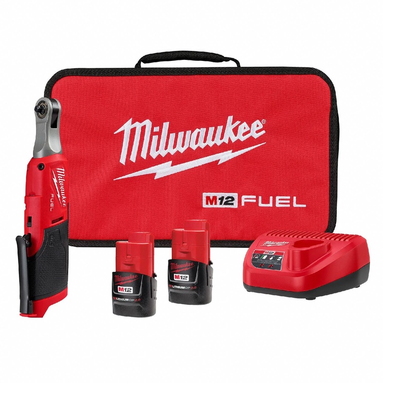 Milwaukee 2566-22 M12 FUEL 1/4" High Speed Ratchet Kit