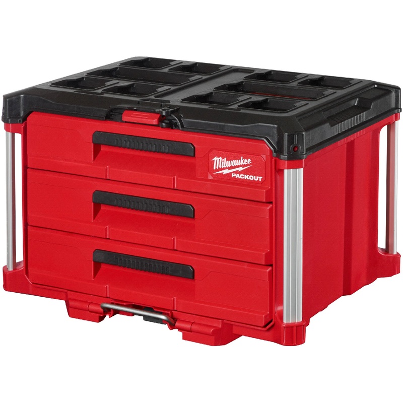Milwaukee 48-22-8443 PACKOUT 3-Drawer Tool Box