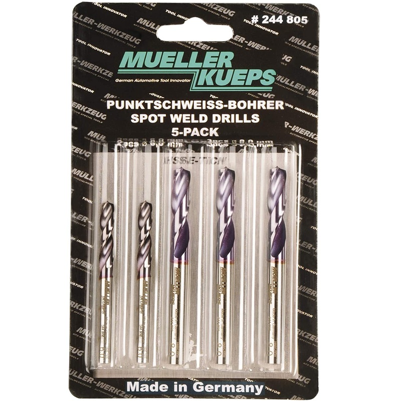 Mueller 244805 5-Pack Spot Weld Drill Bits