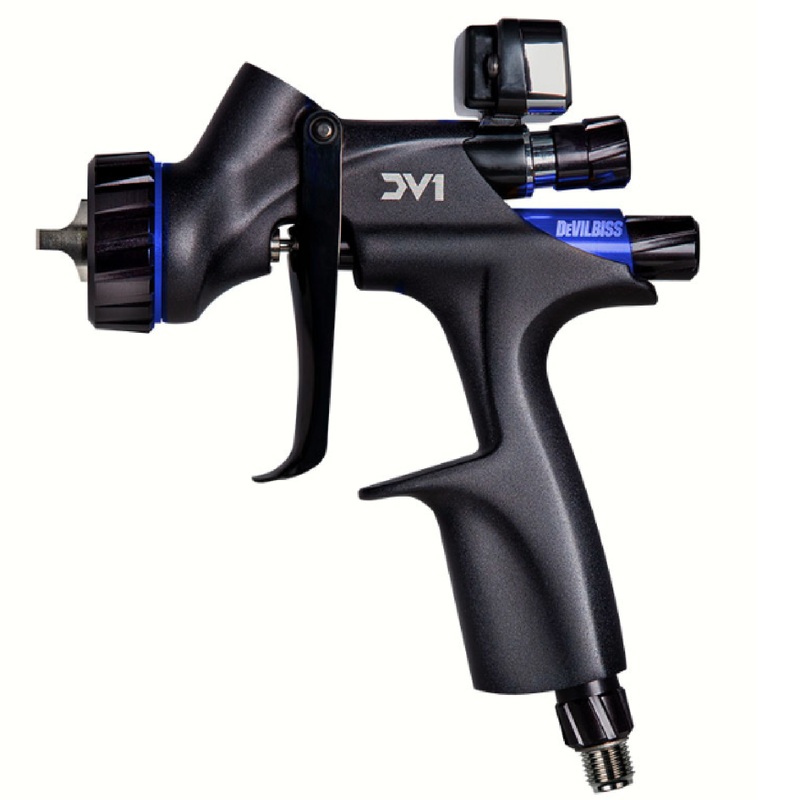 Devilbiss 704504 DV1 Basecoat Spray Gun with DV1-B PLUS HVLP Air Cap