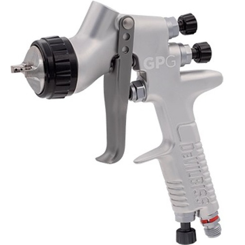 Devilbiss 905021 GPG Gravity 1.2 & 1.3 High Efficiency Spray Gun with HAV555 Regulator