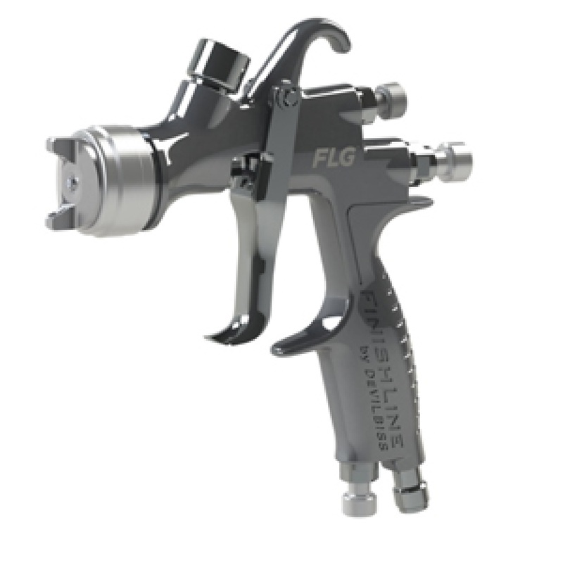 Devilbiss 905163 FLG Gravity HVLP Spray Gun with 560ml Cup and HAV501 Gauge