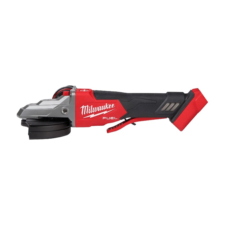 Milwaukee 2886-20 M18 FUEL 4-1/2"/5" Flathead Braking Grinder Paddle Switch - No-Lock