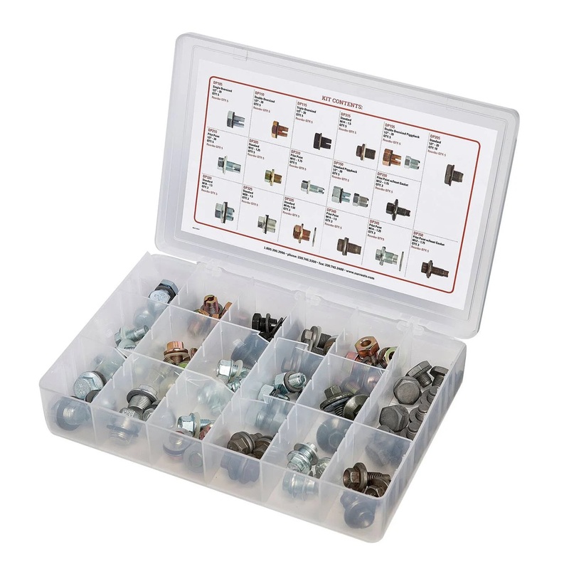 S.U.R.&R. DP454 Oil Drain Plug Assortment - 76 Pieces