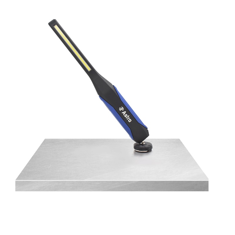 Astro Pneumatic 90SL 900 Lumen Wirelessly Rechargeable LED Slim Light with Top Flashlight