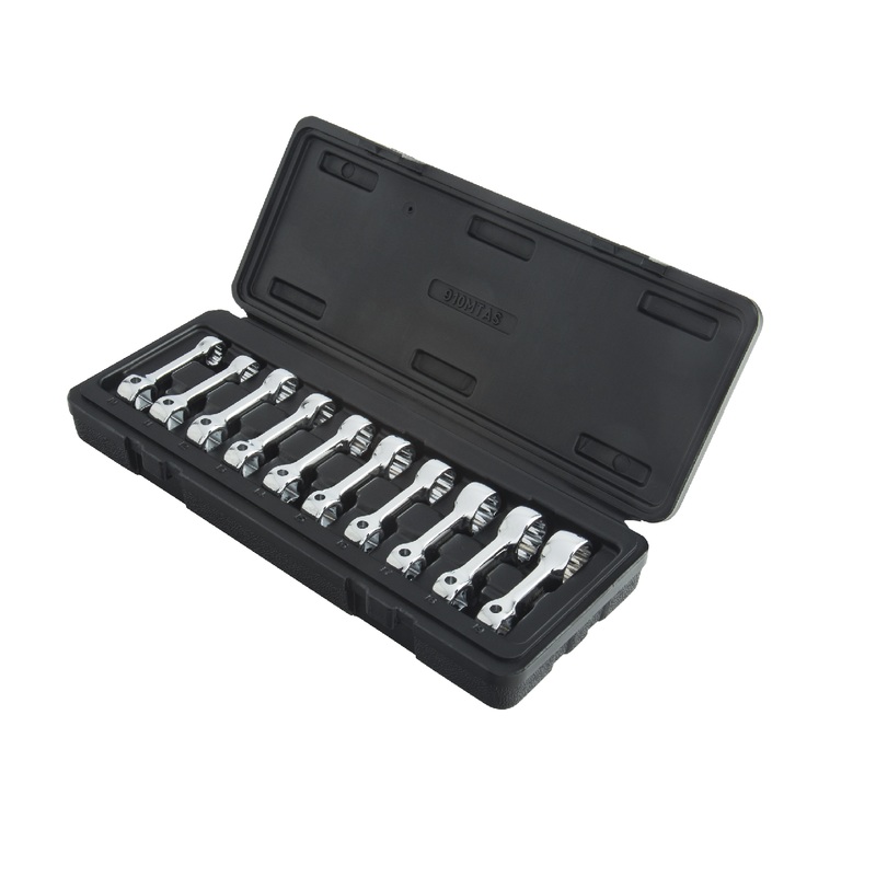 Sunex 910MTAS 3/8" Drive 10-Piece Metric Torque Adapter Set