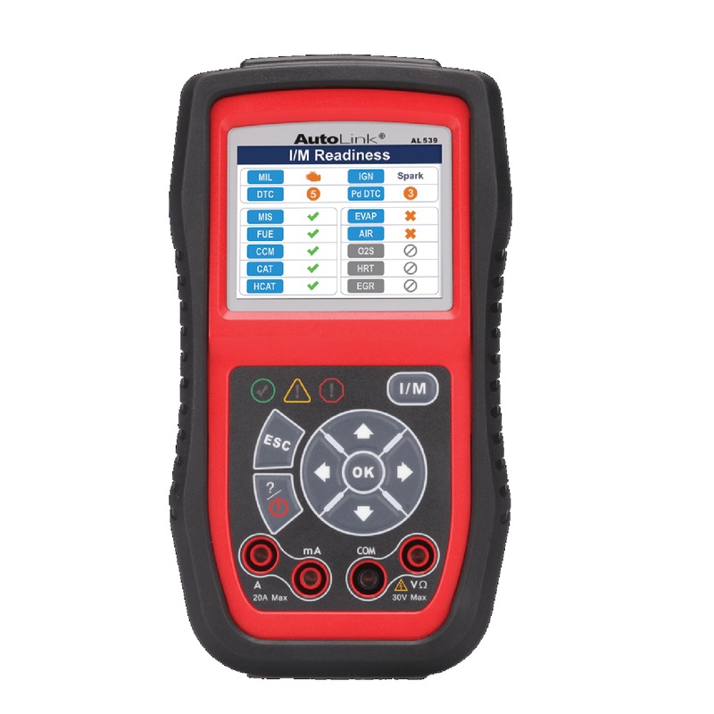 Autel AL539 AutoLink I/M Ready Live Data OBDII Scan Tool