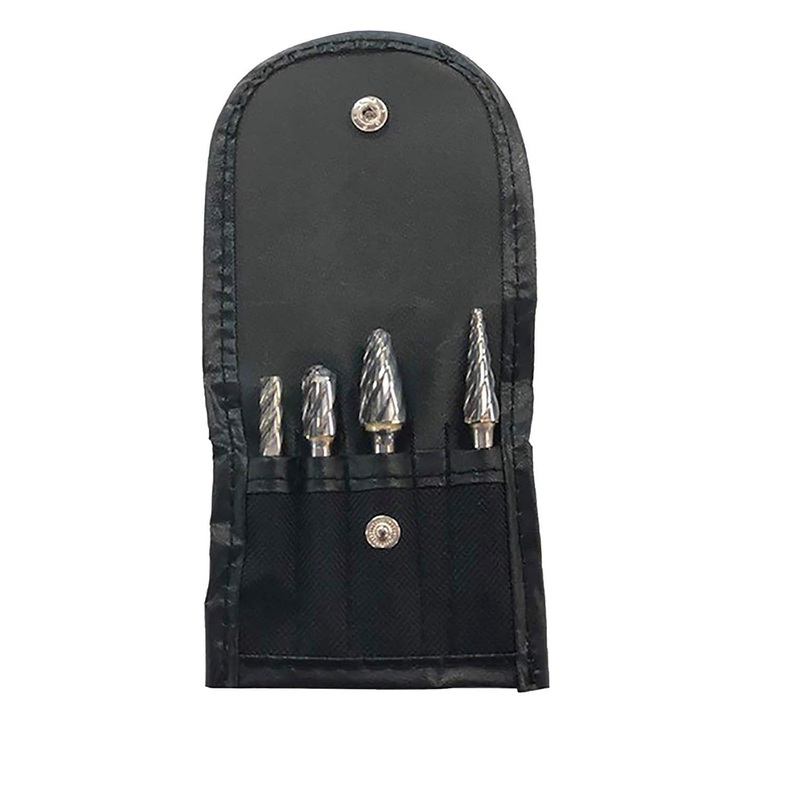 SP Air SP-4NF 4-Piece Aluminum Non-Ferrous Burr Set