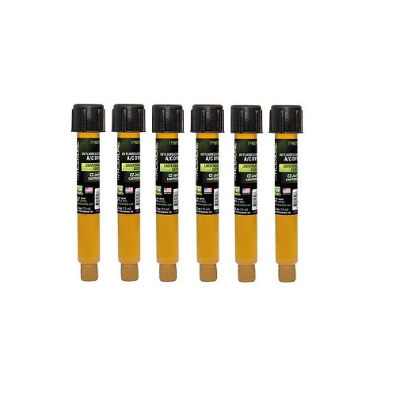 Tracerline TP9870-P6 Universal/Ester EZ-Ject A/C Dye Cartridges, 6 0.5 oz cartridges