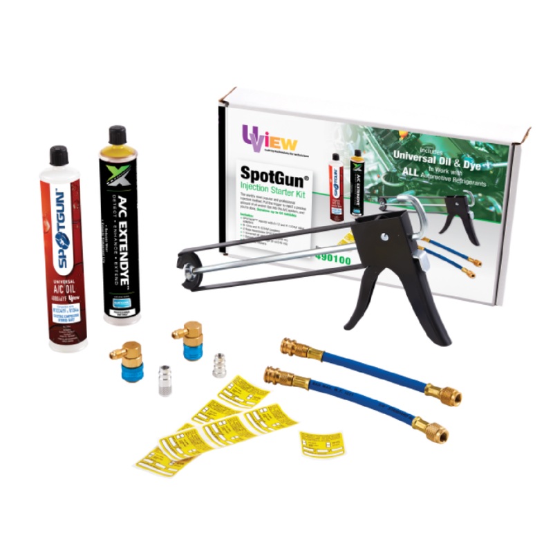 UView CPS 490100 Spotgun R134/R1234yf Oil/Dye Starter Kit