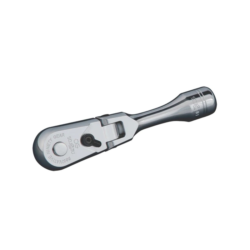 Nepros NBR290FS 1/4" Drive 4" 90-Tooth Flex Head Quick Release Ratchet