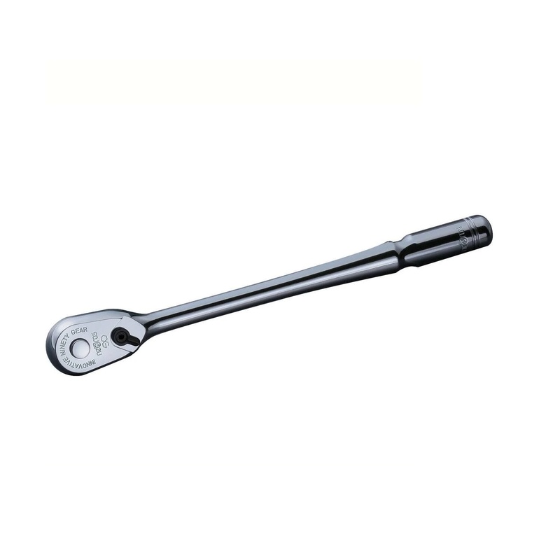 Nepros NBRC390L 3/8" Drive 7" Long 90-Tooth Compact Head Quick Release Ratchet