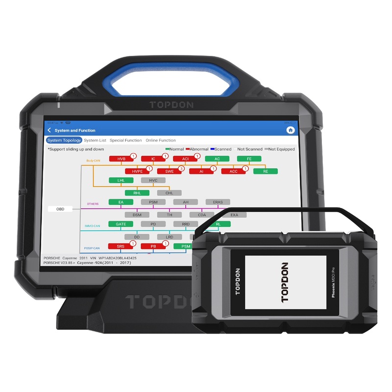 TopDon Phoenix Max Diagnostic Scan Tool - Free 2 years Passenger Updates
