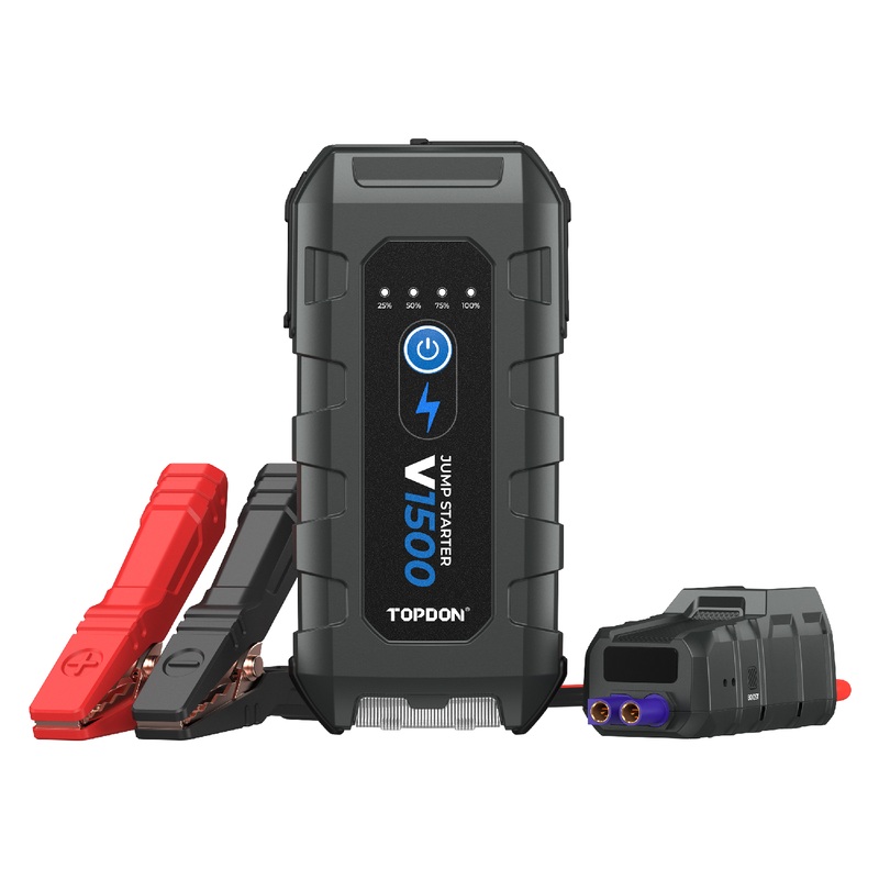 Topdon V1500 1500A Jump Starter & Booster, Power Bank & Flashlight