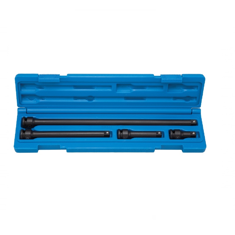 Grey Pneumatic 1104E 3/8" Drive 4 Piece Impact Extension Set