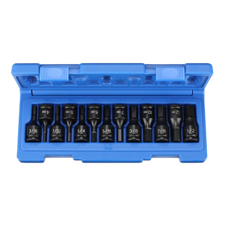Grey Pneumatic 1298HC 3/8" Drive 13 Piece Combo Hex Driver SAE/Metric Set