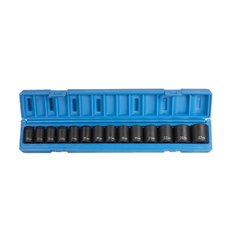 Grey Pneumatic 1412M 1/2" Drive 14 Piece Standard Metric Socket Set