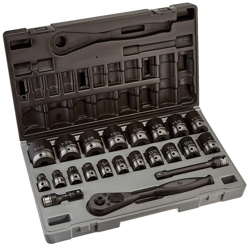 Grey Pneumatic 82622 6 Point 22 Piece Fractional Duo Socket Set 1/2" Drive