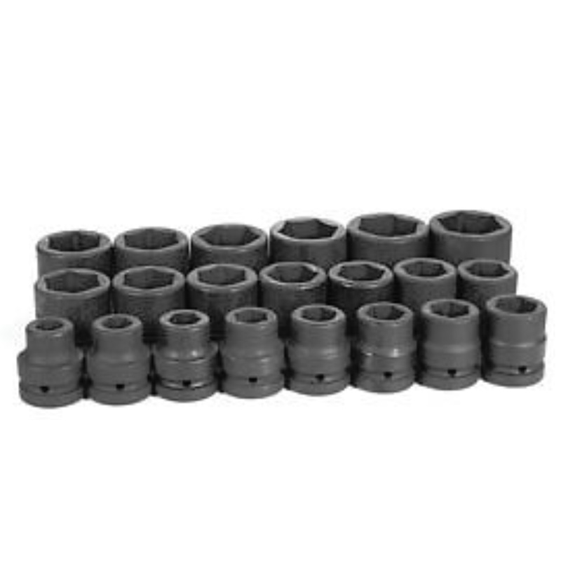 Grey Pneumatic 9021 1" Drive 21 Piece Fractional Set 3/4" - 2"