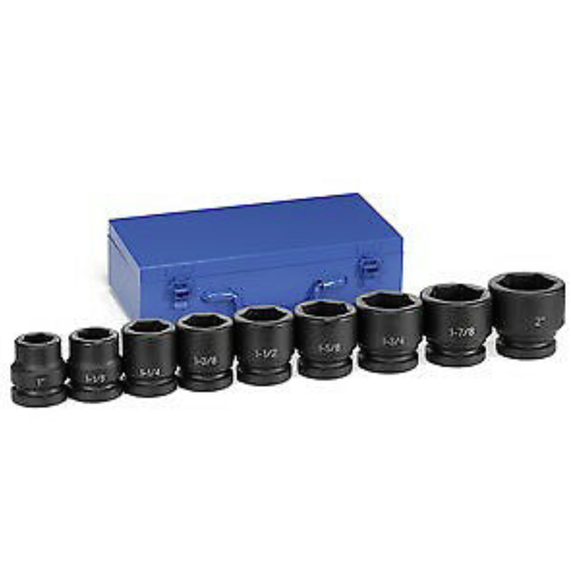 Grey Pneumatic 9159 1" Drive 9-Piece Standard Jumbo Set