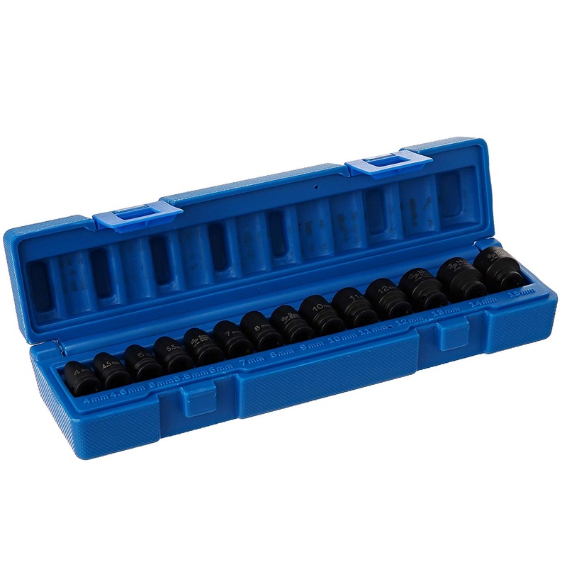 Grey Pneumatic 9714M 1/4" Surface Drive 14 Piece Standard Metric Set