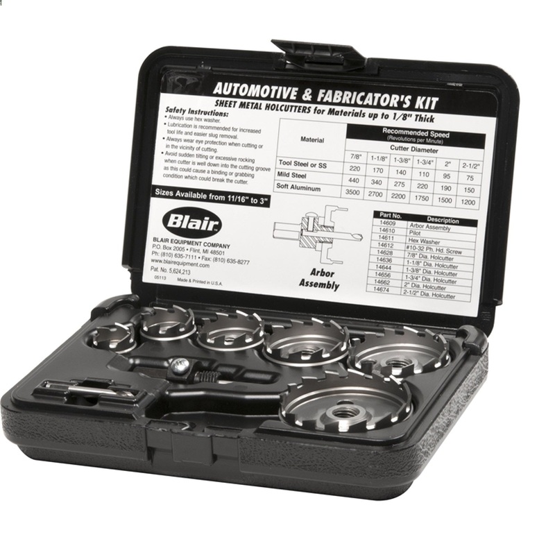 Blair 14006 Coated Hole Saw Kit