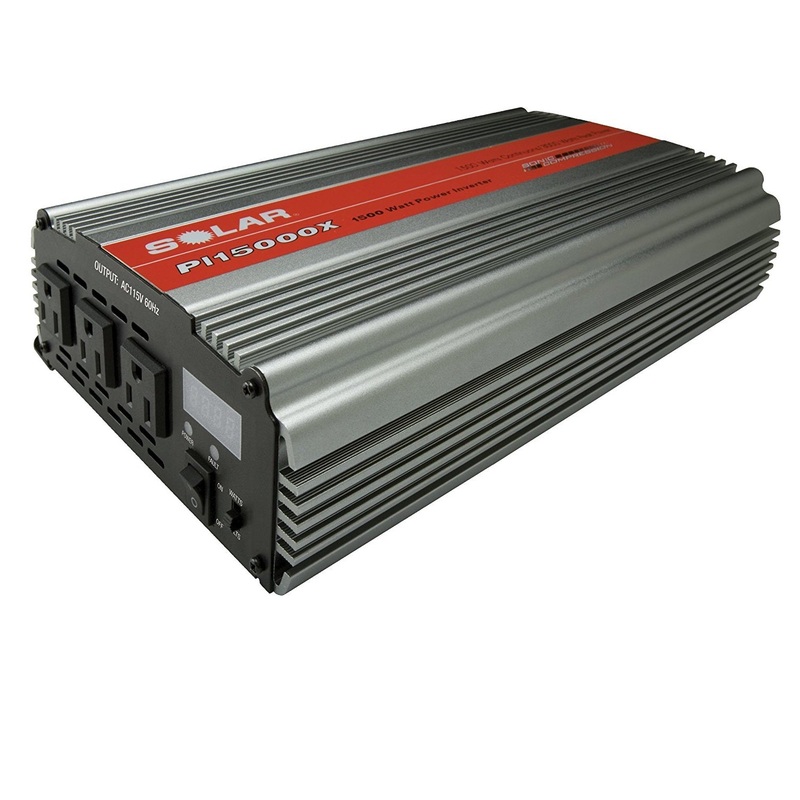 SOLAR PI15000X 1500W Triple Outlet Power Inverter