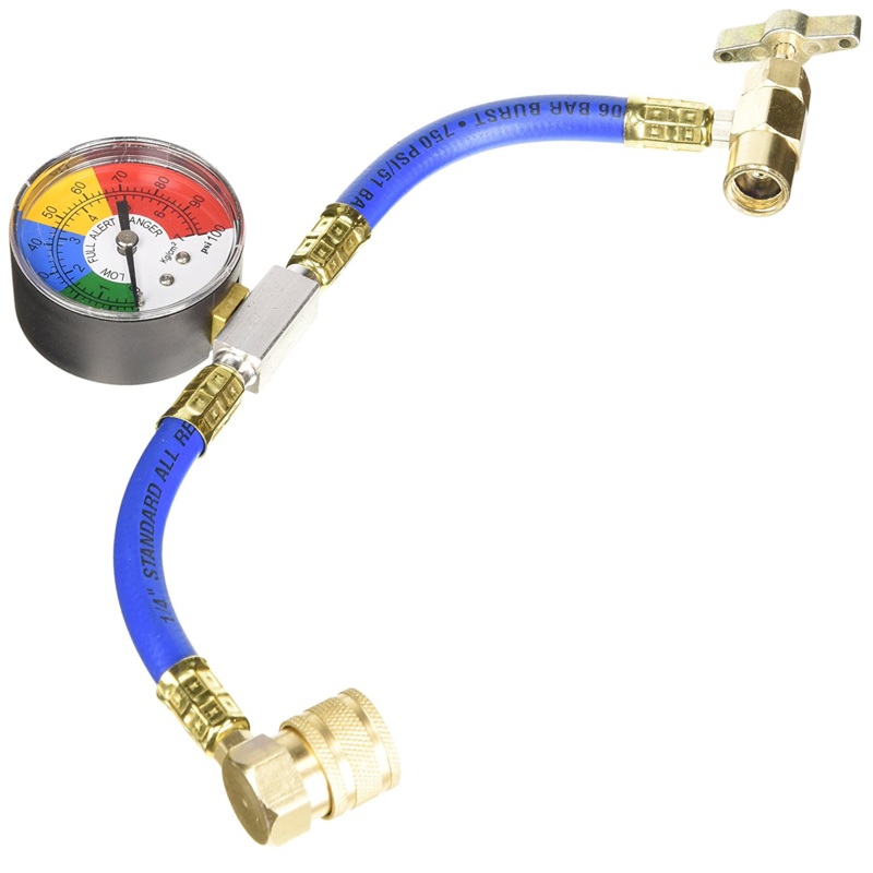 FJC 6036 R134a U-Charge Dispenser Recharge Hose and Gage