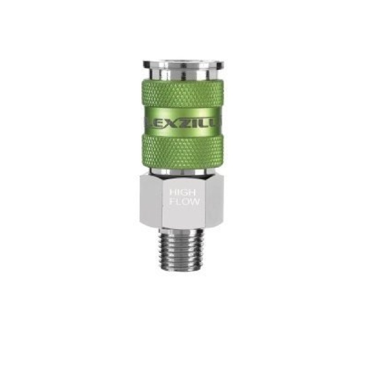 Flexzilla A53426FZ High Flow Coupler - 1/4" Body, 1/4" MNPT