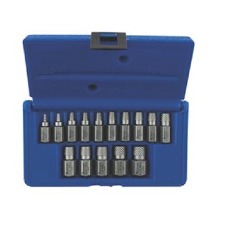 IRWIN 53228 15 Piece Multi Spline Screw Extractor Set