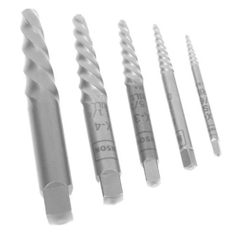 IRWIN 53535 Screw Extractor Set Sizes SP 1-5