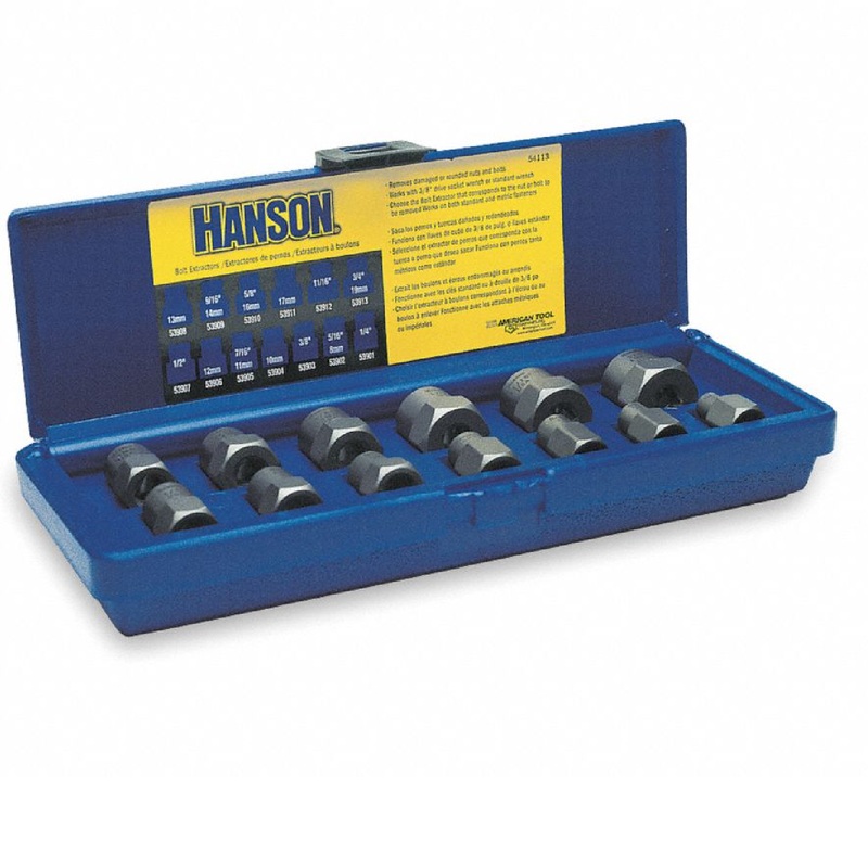 IRWIN 54113 13 Piece Bolt Extractor Set 1/4"-3/4"