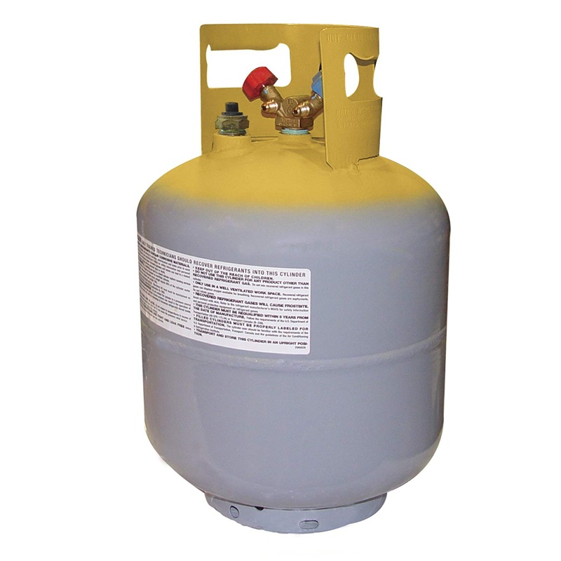 MasterCool 66011 50 Lbs R134A Recovery Tank with Float Turn Off Switch