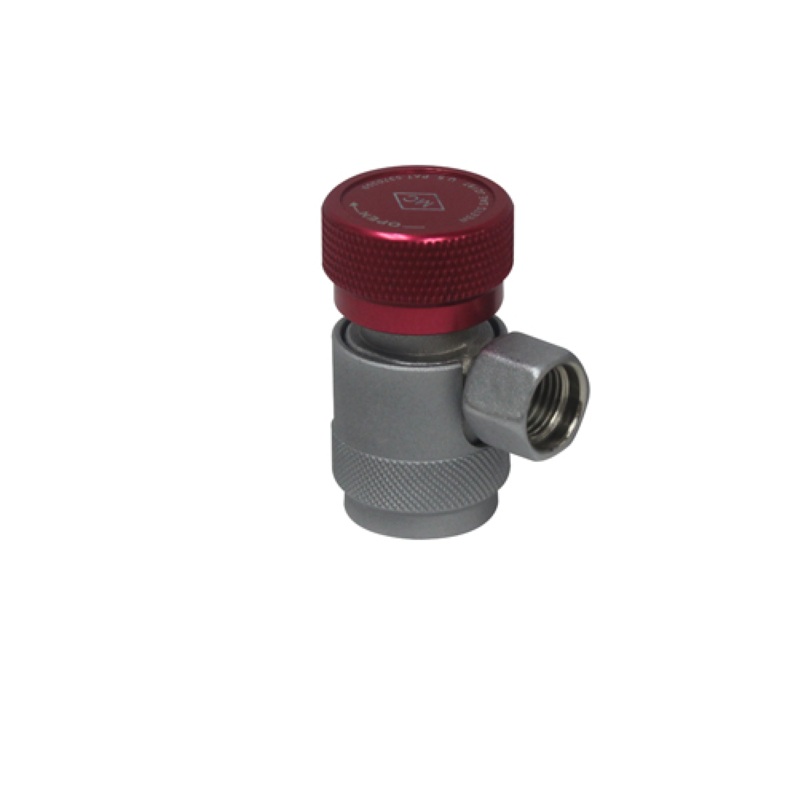 Mastercool 82834-SL High Side Manual R134a Safety Lock Coupler 14 mm-F x 13 mm