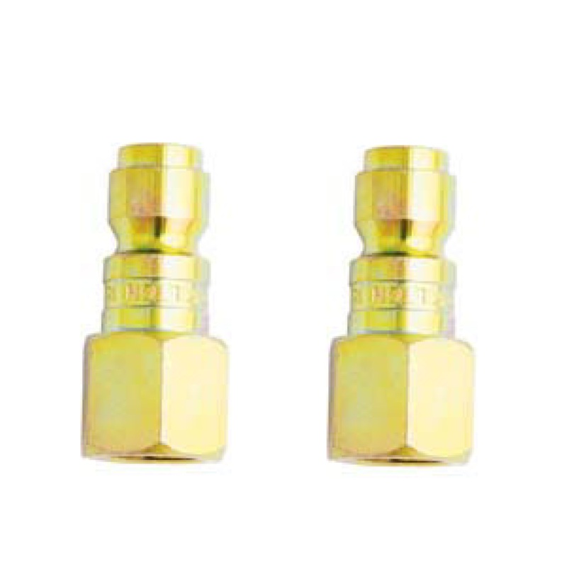 Miltin 1810S 3/8" X 1/4" Female NPT P Style Air Nipple (2 Pack)