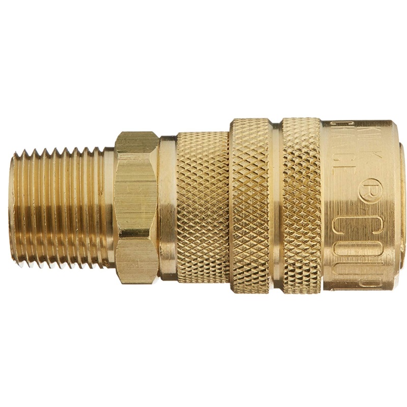 Milton 719 1/4" X 3/8" MNPT M Style Coupler