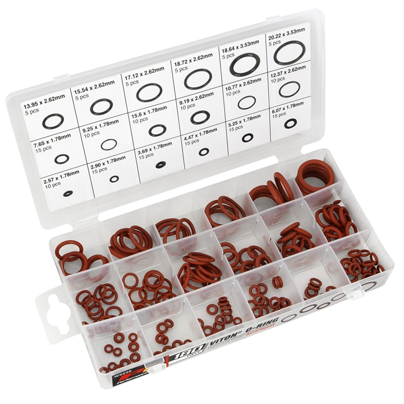 Performance Tool W5239 180 Piece Viton O-Ring Assortment