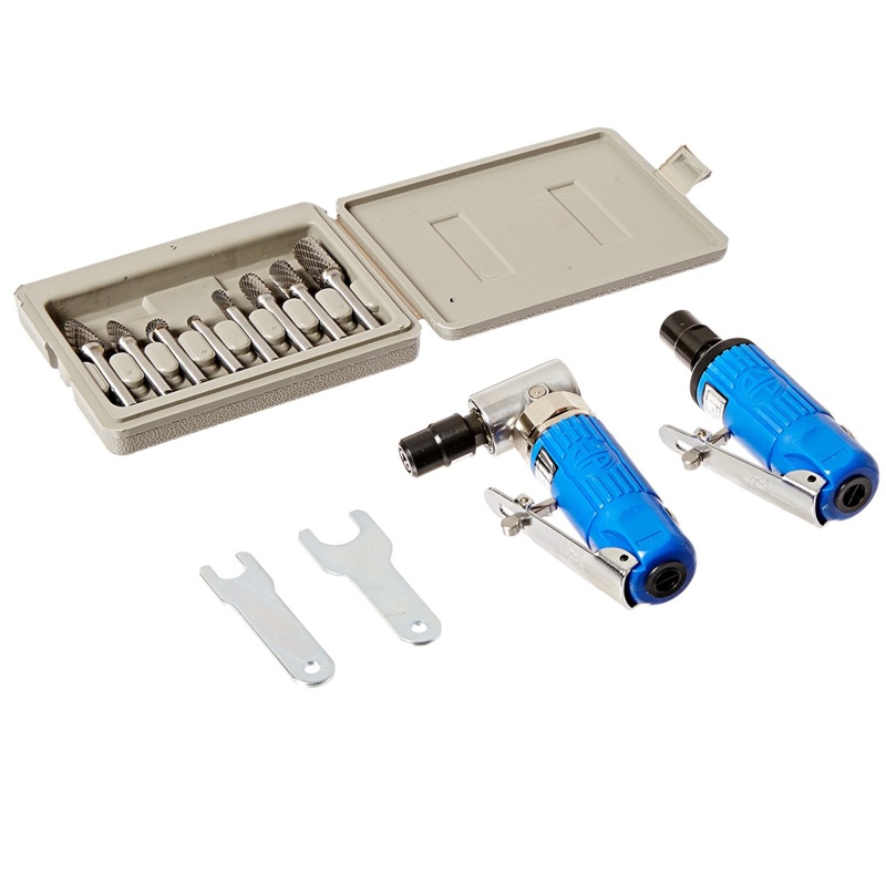 Astro Pneumatic 1221 Die Grinder Combo Kit with Burrs