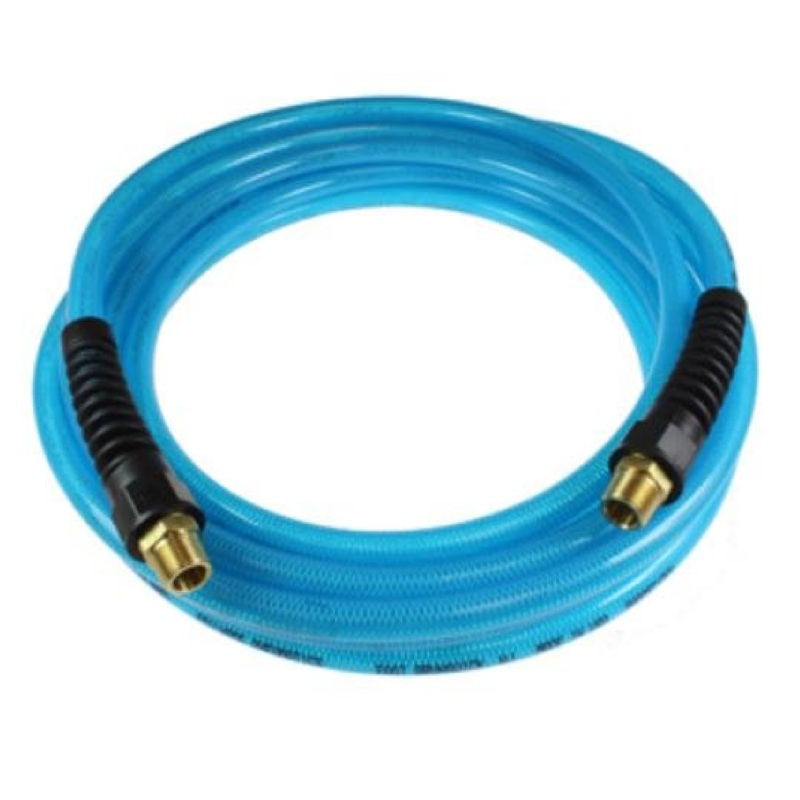 Coilhose Pneumatics PFE60354T 35' Blue Flexeel Hose 1/4" MPT x 3/8"ID
