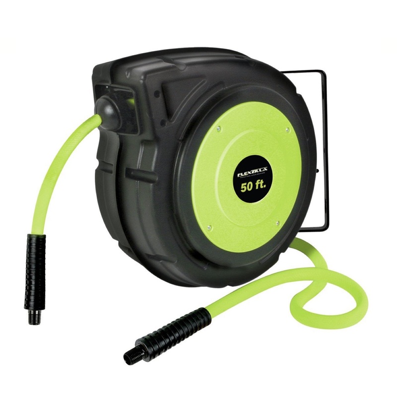 Legacy L8250FZ 3/8" x 50' Enclosed Plastic Economy Zilla Air Hose Reel