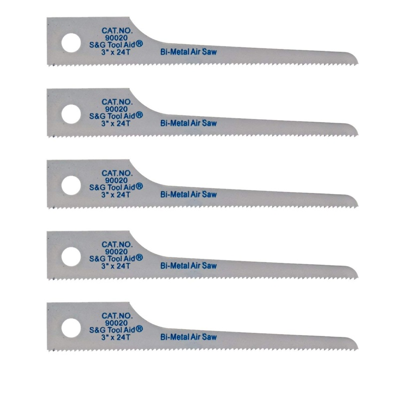 S & G Tool Aid 90020 24TPI 3" Scroll Reciprocating Air Saw Blade