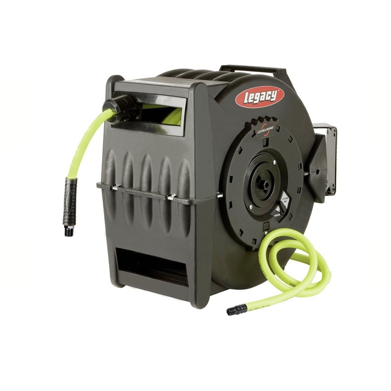 Legacy L8306FZ Levelwind Retractable Hose Reel 3/8" x 75' Flexzilla