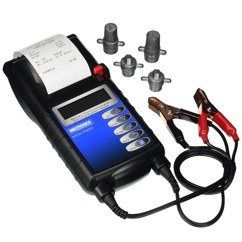 Midtronics MDX-P300 12 Volt Battery/Charging System Tester Built in Printer