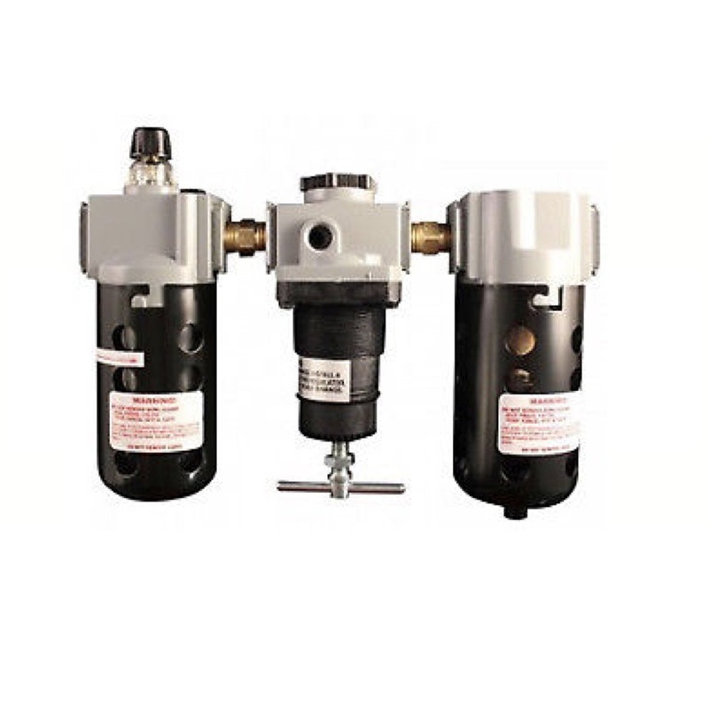Milton 1101 3/8" NPT Frl Trio with Poly Bowl and Guard